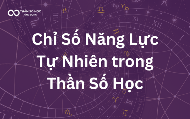 Chỉ Số Năng Lực Tự Nhiên trong Thần Số Học