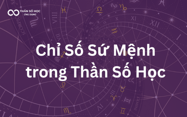 Chỉ số sứ mệnh trong thần số học