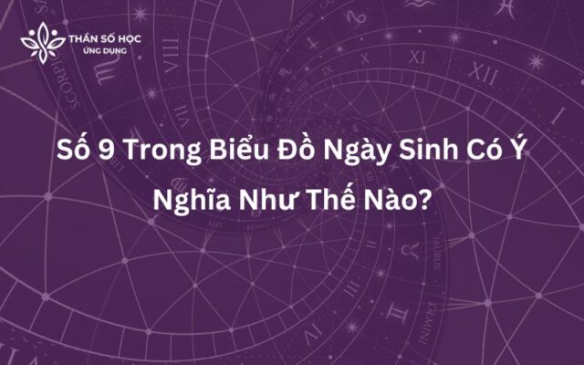 Số 9 Trong Biểu Đồ Ngày Sinh Có Ý Nghĩa Như Thế Nào?