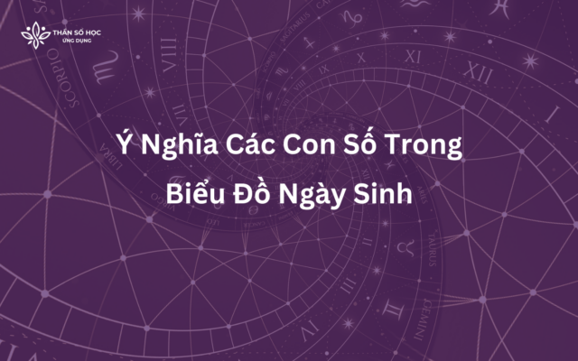 Ý Nghĩa Các Con Số Trong Biểu Đồ Ngày Sinh