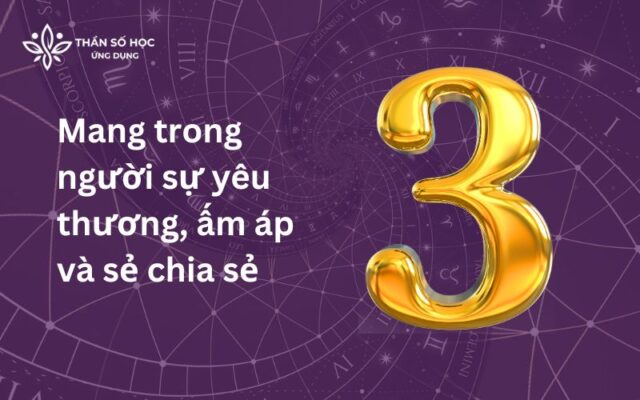 Tình cảm của người mang chỉ số 3