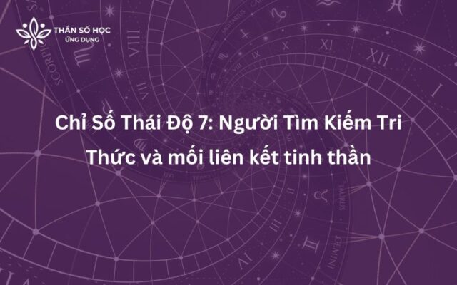 Chỉ Số Thái Độ 7