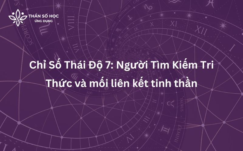 Chỉ Số Thái Độ 7