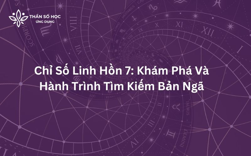 Chỉ Số Linh Hồn 7: Khám Phá Và Hành Trình Tìm Kiếm Bản Ngã