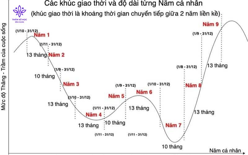 Ý nghĩa các năm trong chu kỳ 9 năm thần số học