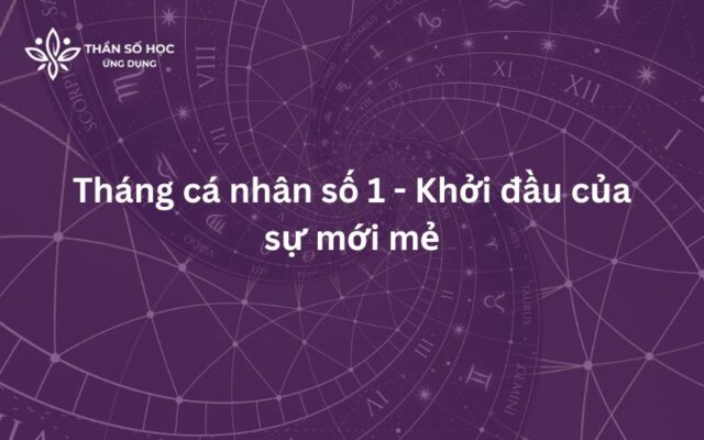 Tháng cá nhân số 1 - Khởi đầu của sự mới mẻ