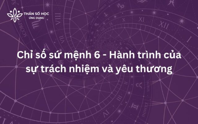 Chỉ số sứ mệnh 6 - Hành trình của sự trách nhiệm và yêu thương